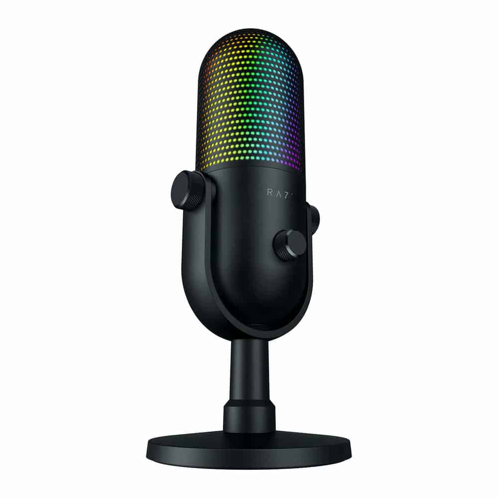 (image for) Razer Seiren V3 Chroma RGB USB Condenser Black Streaming Microphone